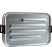 SIGG Metal Box Plus S aluminiowy pojemnik na lunch 0,8 l, nowoczesny pojemnik na kanapki z praktyczną wkładką, lekki jak piórko pojemnik na kanapki z aluminium ze ścianką działową