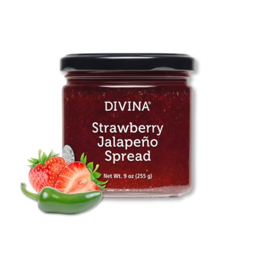 DIVINA Fig Spreads (1-Pack, Strawberry Jalapeno Spread)
