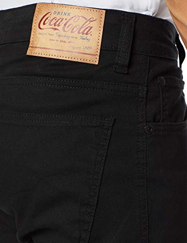 Coca-Cola Jeans Calça Sarja Super Skinny, 40, Preto