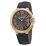  Cartier Ballon Bleu De Cartier Herren-Armbanduhr 40mm Armband Leder Schwarz Saphirglas Automatik W6920089