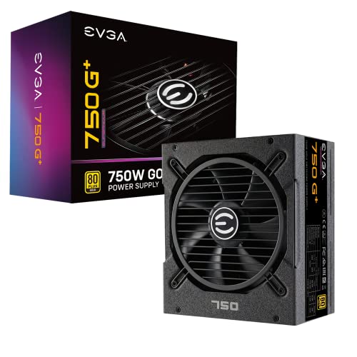 EVGA SuperNOVA 750 G+, 80 Plus Gold 750W, Fully Modular, FDB Fan,...