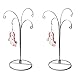 HOHIYA 2 Stücke Ornament Ständer Weihnachten Aufhänger für Weihnachtsbaumschmuck Weihnachten Christbaumschmuck Weihnachtsdeko Silber Metall