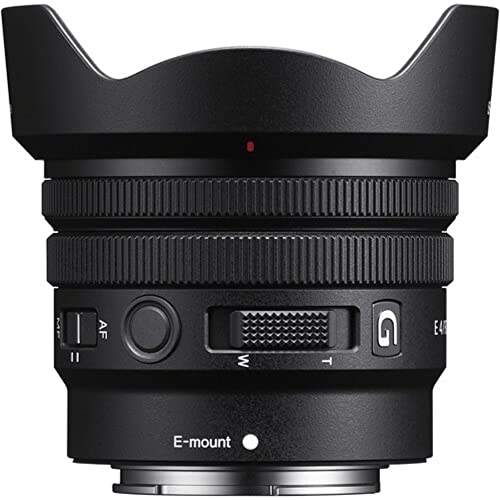 Image of Sony E 10-20mm f /4 PZ G Lens Bundled with 62mm UV Filter + Deluxe Cleaning Kit + Lens Pen + Cap Keeper + Microfiber Cloth (6 Items)