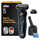 Braun Series 5 Afeitadora Eléctrica Hombre, 52-B7200CC, Azul