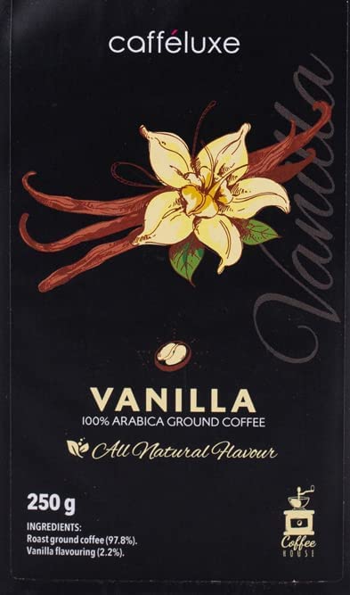 Caffeluxe Flavoured Ground Coffee Mixed Medley - Natural Vanilla - View #12
