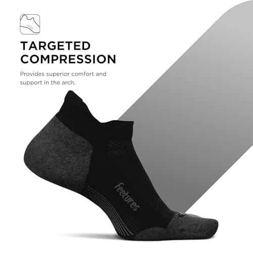 Image of Feetures Elite Max Cushion No Show Tab Ankle Sock