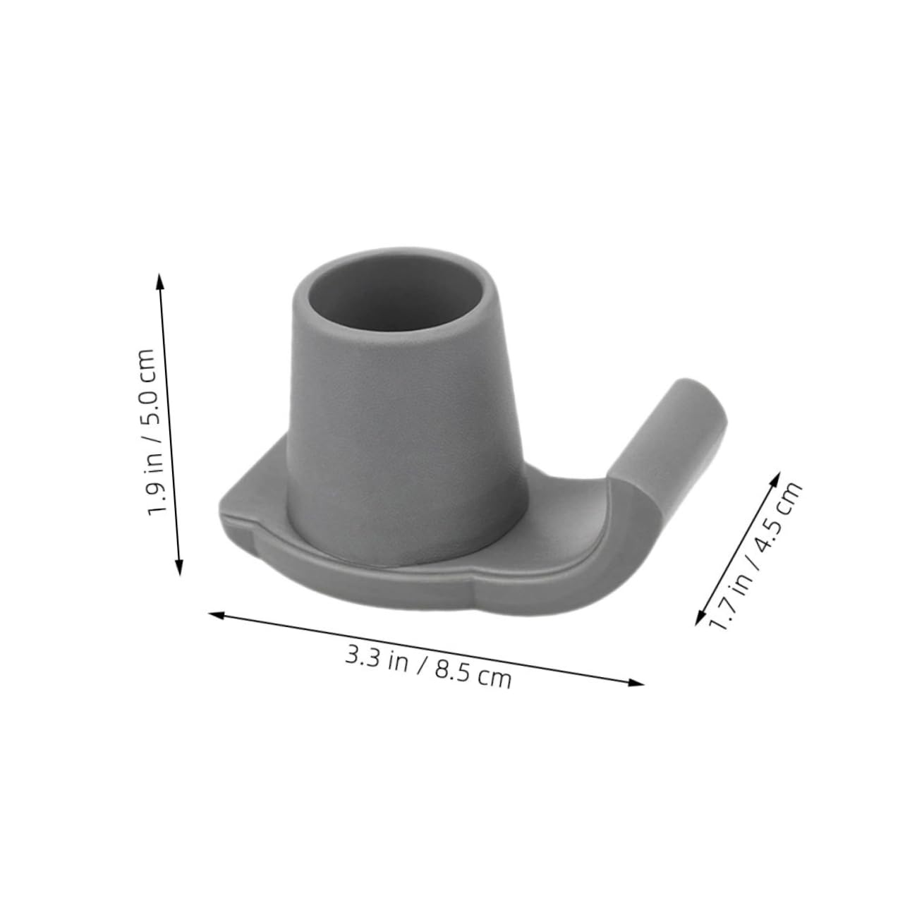 6pcs Walker Foot Pads Sliders Sled Skis Walker Caps Walker Pads Walker Glides Gliders for Walker Ski Replacement Parts Ski Glides for Walkers Elderly Walker Ski Glides Pp Grey BUTIFULSIC