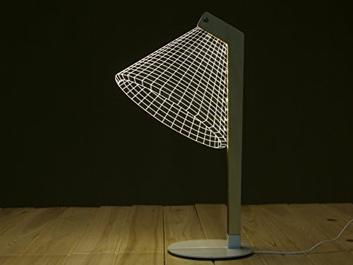 TK Eletronics 3D Bulbing Table Lamp Led Reading Lamps with Luminous Lampshades Optical Illusion Desk Light (001)