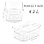 Tiawudi 12 Pack Plastic Storage Bins, Multi-Use Organizer Bins, Pantry Organizer, Clear Storage Containers for Home, Kitchen, Office, Cabinet, Shelf and Fridge Organization