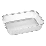 SUPVOX Cesta para Lavar Verduras de Acero Inoxidable Cuadrada Grande, Colador de Malla Fina para Escurrir Frutas y Verduras, Cesta de Drenaje Multiusos para Cocina Hogar