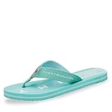 tommy hilfiger turkish Muster: Uni Tommy Hilfiger Damen Badeschuhe FW0FW03885-447 blau 675676