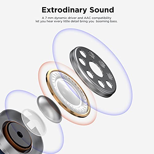 1More Pistonbuds Bluetooth Headphone 5.0 With 4 Built-In Mics Enc For Clear Call, True Wireless Earbuds,Ipx4, 20H Playtime, Hifi Stereo In-Ear Deep Bass Headset #TOP2