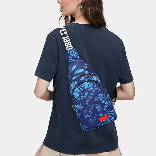 Crossbody Bags for Women Men, Sling Bag Bakpack Fanny Packs Chest Shoulder Purses Daypack for Outdoors Hiking Travel Cycling2