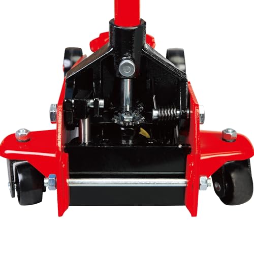 Image of Big RED T82751-1 Torin Hydraulic Floor Jack Pro Series with Single Quick Lift Piston Pump, 2.75 Ton (5,500 lbs.) Capacity, Red