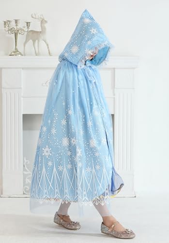Capa con Capucha Elsa para Niñas 3-6 Años miniatura 6