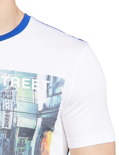 Image of UNITED COLORS OF BENETTON Men's Cotton Solid Regular Fit T-Shirt