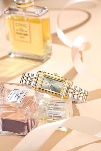 Image of Daniel Hechter Paris Louvre Collection Square Dial Watch for Women with Roman Indices and Stainless Steel Strap-DHW2006