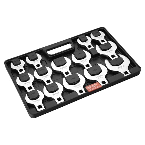 AB Tools 3/4 Zoll Krähenfußschlüssel - 3/8 Zoll Antrieb, Für Drehmomentschlüssel, CR-V Stahl