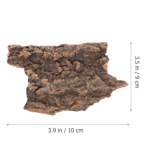 Ipetboom 10 Stück Künstliche Rinde Schildkrötenplattform Reptilienbaumrinde Korkrinde Terrarium Für Reptilien Terrariendekoration Reptilienrinde Plattform Moos