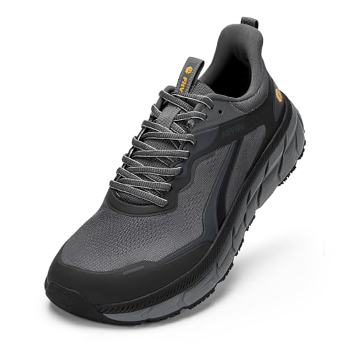 FitVille Wide Walking Shoes for Men Comfortable Lightweight Running Wide Toe Box Shoes for Men Non Slip Cushioned