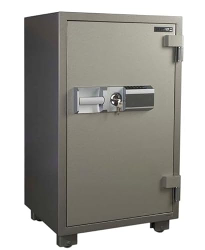 Large Fireproof Digital Safe with Electronic Lock – Grey