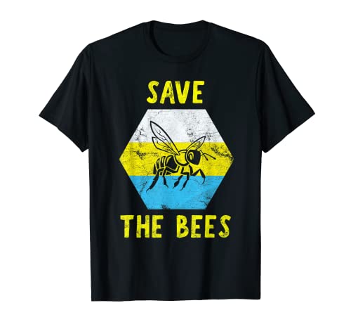 Rettet die Bienen Retro Vintage T-Shirt