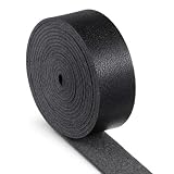 Lederriemen für Gürtel Lederband Breit 25mm Meterware 2m Schwarz