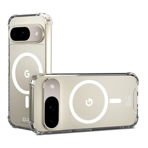 Image of DailyObjects Clear Magnetic Phone Case Cover Compatible with Google Pixel 9 | Wireless Charging Slim Back Cover | 2 Layer Edge Protection & Shockproof