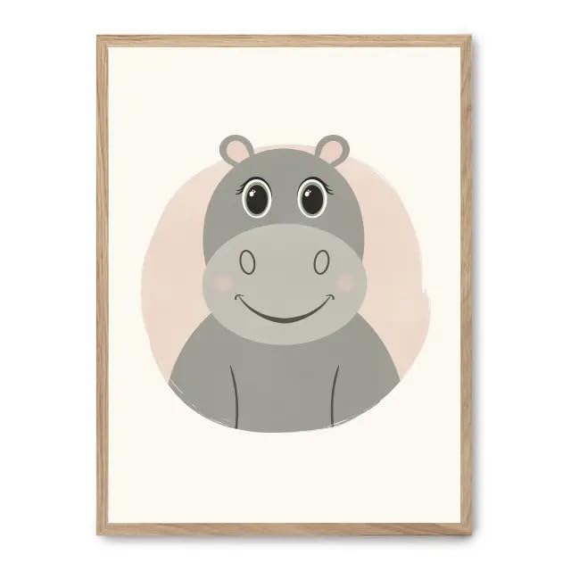 Hippo i_FASE5 pour habiller un mur vide avec un grand tableau design