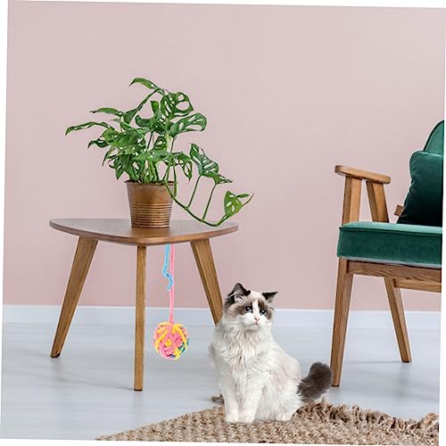 INOOMP 6 Peças Brinquedos Para Gatos Para Gatos Internos Bolas De Gatos Brinquedos Para Gatos Intern