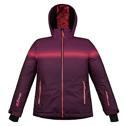 Foto von Killtec Mädchen Skianzug Größe 152 aus Skijacke Glenshee Pflaume und Skihose Nadiana Neon Coral