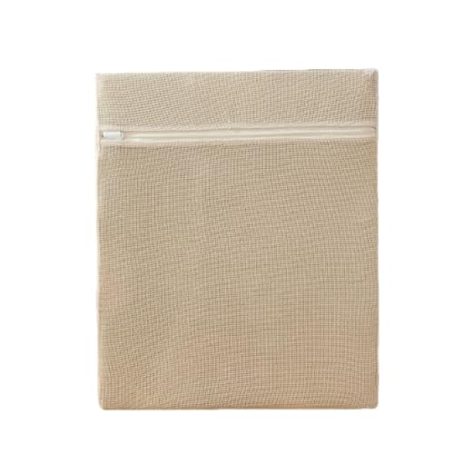 洗濯ネット 角型 メッシュ 粗目 コットン プラスチックフリー 20*30/30*40/40*50cm 抗菌防シワ 強化耐久 衣類の型崩れ ダメージ防止 乾燥機対応 耐久性アップファスナー 頑丈設計 旅行 収納用 (40*50cm)