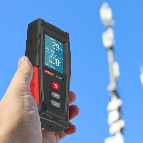 Medidor Digital EMF para Radiación Eléctrica y Magnética miniatura 5