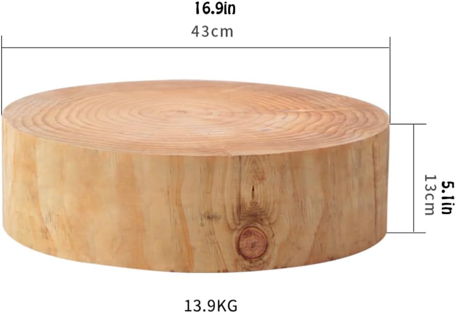 Chopping Boardround Pine Cutting Board Heavy Duty for Kitchen Professional Cutting Board for Meat Fish Vegetable Cheese Kitchen Sulies,Medium