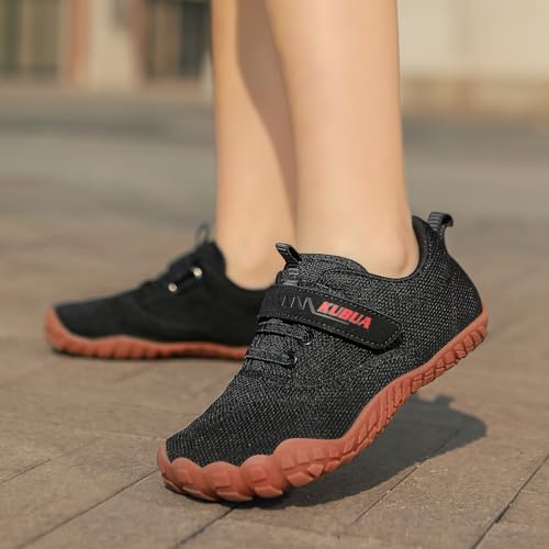 Image of KUBUA Kids Barefoot Shoes for Boys Girls Zero Drop Minimalist Sneakers | Wide Toe Box, Natural Foot Development, Lightweight, Hiking, Running, Tennis, Walking, School, Toddler, Little Kid, Big Kid