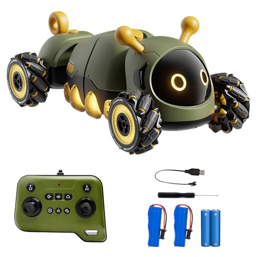 Rc Stunt Remote Control Car Toys, Remote-Controlled Bionic Caterpillar Car - image 1
