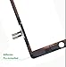 FeiyueTech for Black iPad 6 6th Gen 2018 (A1893 A1954) Touch Screen Digitizer Replacement Front Glass Assembly -Includes Camera Holder+PreInstalled Adhesive + Tools kit (Without Home Button).