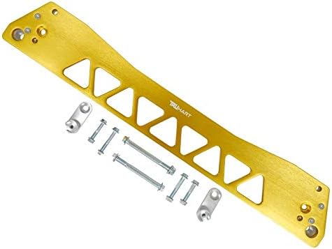 Truhart Rear Subframe Brace Anodized Gold Compatible with 1992-1995 Civic / 1994-2001 Integra