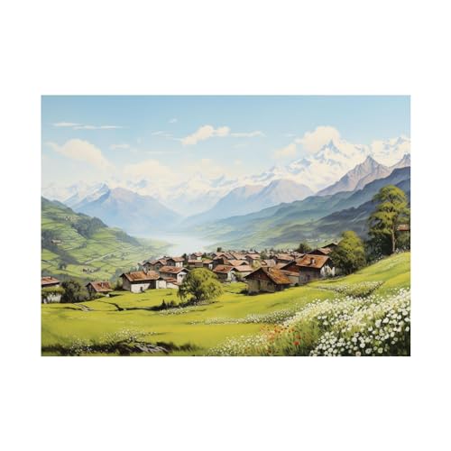 Art décoratif landscape haut de gamme en toile d'art mural de 40x60cm