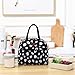 Baglemon Insulated Lunch Bag for Women Men, Lunch Containers Reusable High Capacity Lunch Tote Bags for Work Picnic (Blackdaisy)