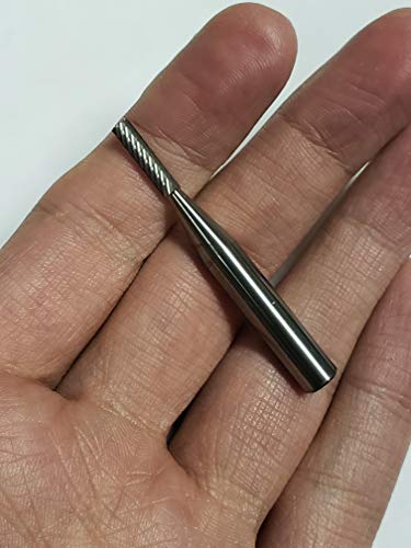 Fresa Carburo Single Cut 1/8" x 1/2" con vástago 1/4" miniatura 7