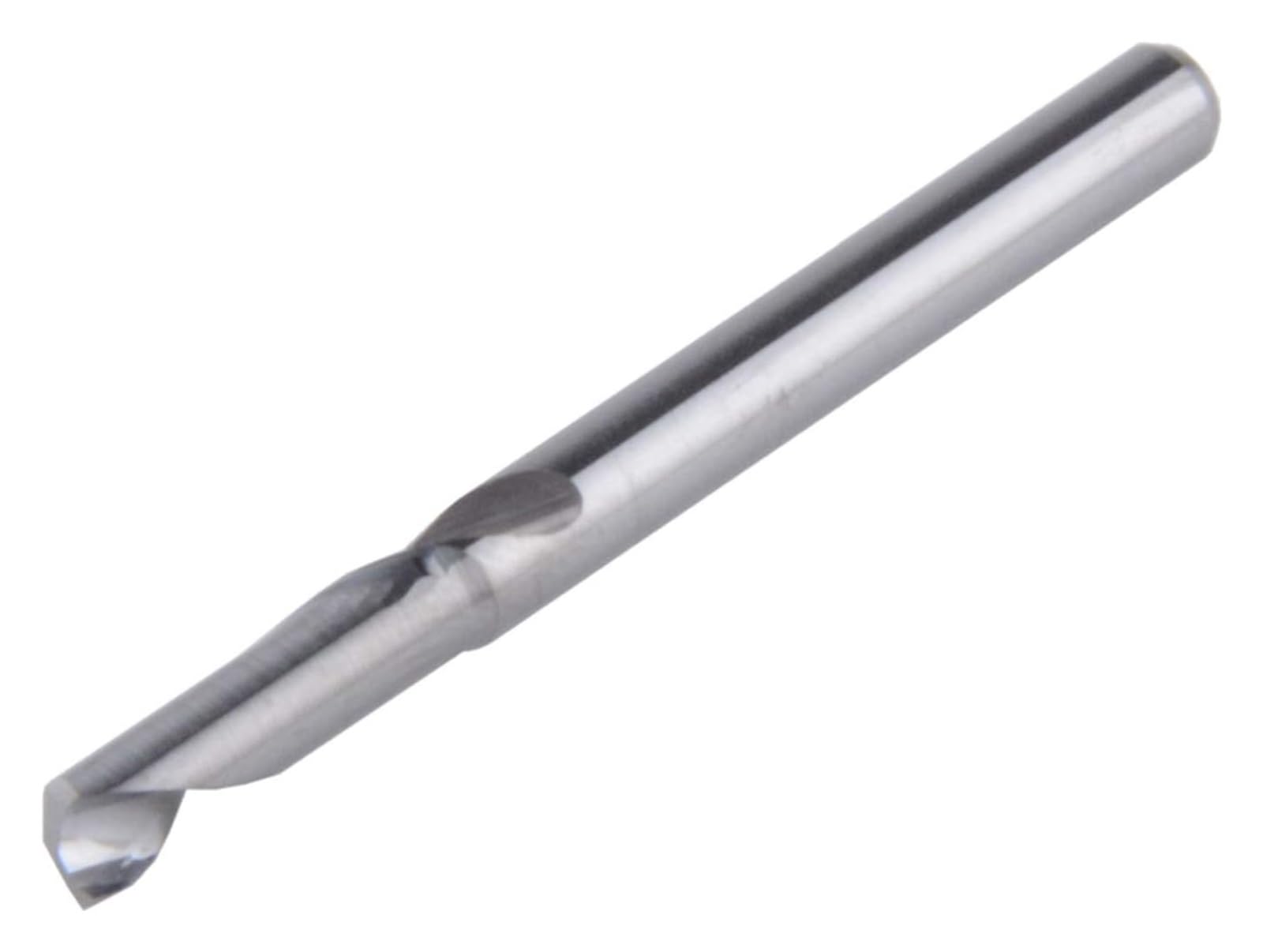 Brocas para bisagras con Punta de Metal Duro 5 Brocas de 3,175 x 12 mm, Fresas de Flauta Simple for Herramientas CNC de Aluminio, carburo sólido, Herramientas for Trabajar la Madera