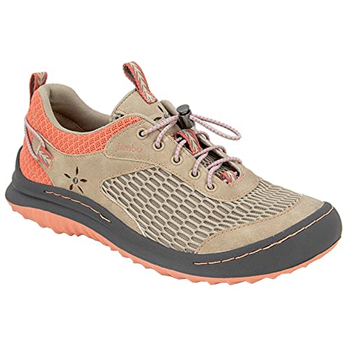 Jambu Sunset Eco Vegan Water Ready Light Taupe/Coral 8.5 B (M)2