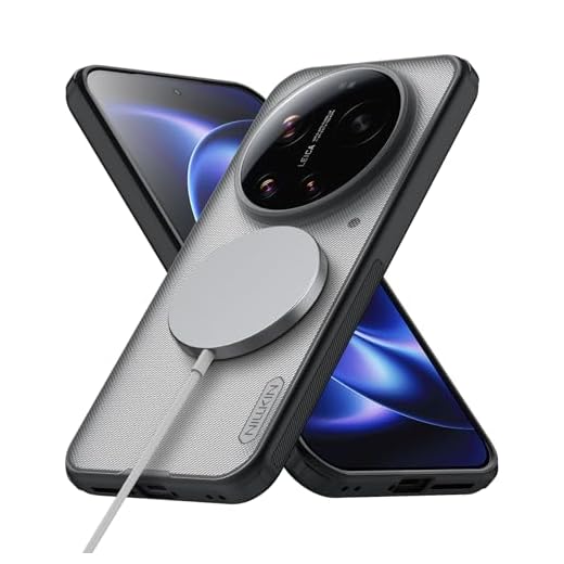 Nillkin Hülle für Xiaomi 17 Ultra, MagSafe kompatibel, Dünne Magnetische Handyhülle, TPU+PC, Passgenau, rutschfest, Anti-Fingerabdruck, Kratzfest & Stoßfest,Transluzent-Schwarz