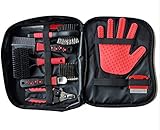 Cepillo Perros y Gatos. Quita Pelos para Mascotas de Pelo Corto Pelo Largo. Kit de Aseo para Mascotas. Cuidado e Higiene para tu Mascota con Guante