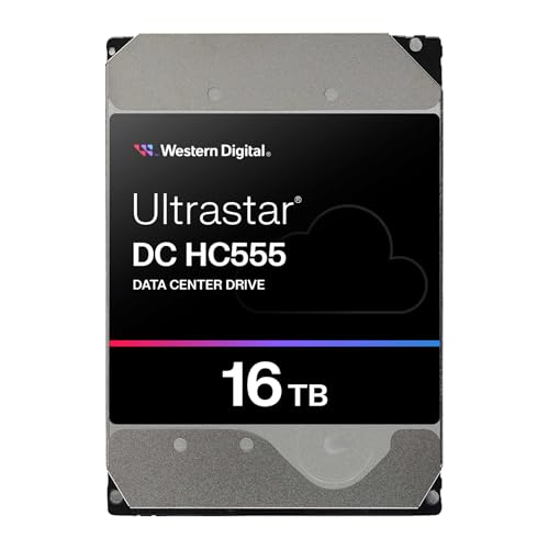 【Amazon.co.jp限定】Western Digital ウエスタンデジタル Ultrastar DC HC550 16TB 企業向け 内蔵HDD ハードディスク CMR 3.5インチ SATA 7200rpm OptiNAND 高耐久 5年保証 WUH722016CLE6L4-AJP エコパッケージ 【国内正規代理店】
