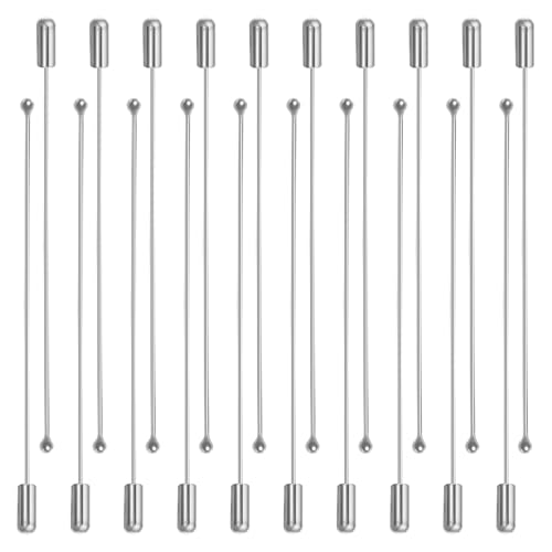 Abaodam 20Pcs Boutonniere Pin Corsage Pin Sewing Stick Heallily Safety