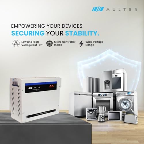 AULTEN Mainline 10 KVA 8000W Voltage Stabilizer (Grey) - Image 6