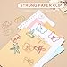 PATIKIL 80pcs Paper Clip, Poker Pattern Paper Clip Small Cute Rust-Proof Metal Strong Durable Bulk for Office Home, 36mm, Gold