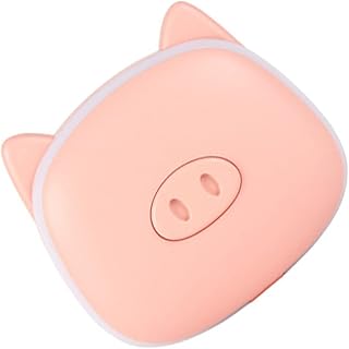 Kisangel 1 Set Hand Warmer Pink Mirror Small Heater Portable Mirror Electric Hand Warmer Double Side Hand Warmer Winter Hand Heater Creative Hand Warmer Portable Hand Heater Heating Warmer